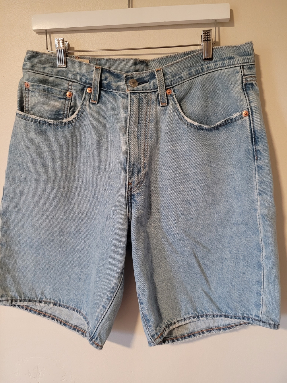 Levi's Light Blue Denim Jean Jorts